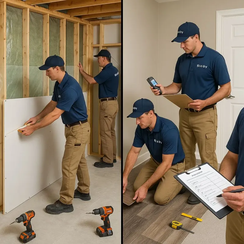Repairs and Reconstruction process in East Troy, WI